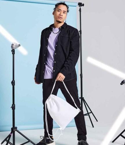 BagBase Sublimation Gymsac - WHI - ONE